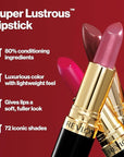 Revlon Super Lustrous Lipstick, Creamy Formula For Soft, Fuller-Looking Lips, Moisturized Feel, 755 Bare It All, 0.15 oz
