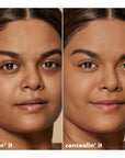e.l.f. Hydrating Camo Concealer, Covers Blemishes & Under-Eye Circles, Full-Coverage & Delivers A Satin Finish, Vegan & Cruelty-Free, Tan Neutral