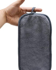 Makeup Remover Cloths for Face, Eye, Lips - Reusable Makeup Remover Pads Soft Microfiber Facial Cleansing Cloths 6 x 12 inch 12 Pack (Gray)