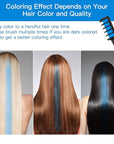 MSDADA New Hair Chalk Comb Temporary Hair Color Dye for Girls Kids, Washable Hair Chalk for Girls Age 4 5 6 7 8 9 10 Birthday Cosplay DIY, Halloween, Independence Day(Red & Blue)