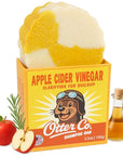 Otter co. Clarifying Apple Cider Vinegar Shampoo Bar for Build Up – Argan oil, Rosemary, Nettle, Jojoba oil – Vegan, Sulfate Free & Non Toxic – Women and Mens Shampoo, All Hair Types, Made in USA