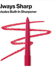 Revlon ColorStay Lipliner with Sharpener, Reds 100, 0.01 Ounce (28 g)