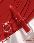 COVERGIRL Clean Lip Color, Cinnablaze, Satin Finish, Squalane, Avocado & Aloe, Carmine-Free, Non-Drying, 0.12oz