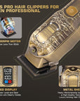 Professional Hair Clippers for Men Set, Electric Haircut Kit Mens Cordless Hair Clipper for Barbers