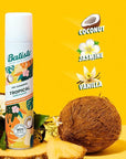 Batiste Dry Shampoo, Tropical Fragrance, Refresh Hair and Absorb Oil Between Washes, Waterless Shampoo for Added Hair Texture and Body, 5.71 oz Dry Shampoo Bottle