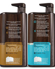 Every Man Jack Coconut + Driftwood & Amber + Sandalwood Mens Body Wash for All Skin Types - Cleanse, Hydrate, and Smell Great - Free of Parabens, Phtalates, and Dyes - 33.8 fl oz (2 Pack)