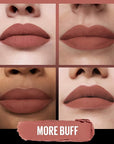 Maybelline Color Sensational Ultimatte Matte Lipstick, Non-Drying, Intense Color Pigment, More Buff, Pink Beige, 1 Count