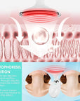 Facial Massager Red-Light-Therapy-for-Face and Neck, Face 𝖲 culpting Wand with 7 Color