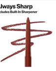 REVLON Lip Liner, Colorstay Lip Makeup with Built-in-Sharpener, Lip 01 oz