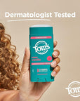 Tom's of Maine Rose Vanilla Aluminum Free Natural Deodorant For Women & Men | Goes on Clear | Odor & Wetness Protection | Naturally Derived and Moisture-Locking Ingredients | 3.25 oz (2 Pack)