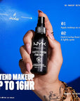 NYX PROFESSIONAL MAKEUP Makeup Setting Spray, Matte Setting Up Wear