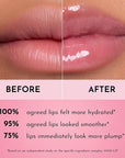 Lawless Forget the Filler Lip Plumping Line Smoothing Gloss - Strawberry Popsicle - Premium Volumizing Lip Gloss with Natural Ingredients Designed to Plump, Firm, and Hydrate Lips 0.11 oz