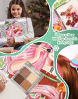 Makeup Advent Calendar 2025 Teens Girl, 24 Days Christmas Countdown Face Eyes Lip Nail Beauty Advent Calendar for Girls Women, 24 Pcs Xmas Holiday Makeup Gifts Sets, Festival Surprise Full Makeup Kits