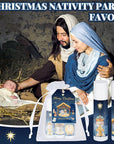 Dunzy 50 Sets Nativity Lip Balm Supplies