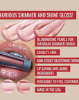 Runway Rogue LuxGloss Lip Gloss Trio, High-Pigment Shimmer Lip Gloss Set, (‘Photo Filter’, ‘Catwalk’, ‘Strike a Pose’)