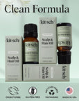 Kitsch Rosemary Oil for Hair Growth – Hair Oil with Biotin, Castor & Jojoba – Pre-Wash Scalp Oil for Hair Care – Lavender Scent – 10mL