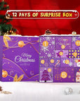 Advent Calendar 2025 Women-12 Days of Christmas Advent Calendars for Adult Women and Teen Girls, Luxury Spa Self Care Christmas Gifts Basket Countdown Calendar for Mom Wife Girlfriend Purple