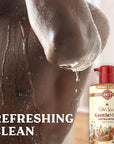 Old Spice GentleMan's Exfoliating & Moisturizing Body Wash for Men, 24/7 Shower Fresh with Long Lasting Scent, Renewing Vitamin B3 Blend, Brown Sugar + Cocoa Butter Scent, 26 oz