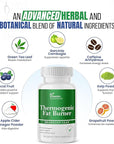 DR VITAMIN SOLUTIONS Thermogenic Fat Burner Brazilian Lean, Weight Loss Vitamins, Waist Trimmer & Supplements for Bloating (1 Bottle, 120 Capsules)