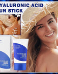 Sun Stick,Watery Sunscreen Stick for Face,Matte Long Lasting Non-Greasy SPF 50+Sunstick C