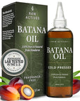 Batana Oil for Hair Growth - 4oz - 100% Pure, Cold Pressed, Unrefined Oil from Honduras - Supports Stronger & Thicker Hair - Dr Sebi Inspired Hair Growth Treatment