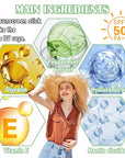 Mineral Sunscreen Stick,Hyaluronic Acid Face Sunscreen,Lightweight