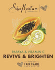 Sheamoisture Night Cream For Dull, Uneven Skin Papaya and Vitamin C Skin Care Moisturizer 2 oz