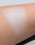 ISMINE Single Eyeshadow Powder Palette Shimmer Pearl White, High Pigment, Longwear Single White Eye Makeup for Day & Night (#01)