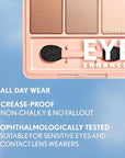 COVERGIRL - Eye Enhancers 1-Kit Eyeshadow, silky, sheer formula, double ended applicator, 100% Cruelty-free