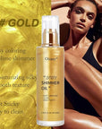 Shimmer Body Oil-Gold Face Brighten Glow Pearl Highlighter