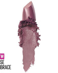 Maybelline Color Sensational Lipstick, Lip Makeup, Cream Finish, Hydrating Lipstick, Nude, Pink, Red, Plum Lip Color, Rose Embrace, 0.15 oz; (Packaging May Vary)