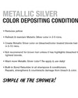 Metallic Silver Color Depositing Conditioner