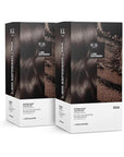 IGK Permanent Hair Dye Color Kit | 5GA1-800 Espresso - Golden Ash Brown | 100% Gray Color Coverage + Strengthen + Shine | Ammonia Free