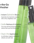 Meebak CICA Toner Spray | Korean Face Mist | Facial Spray with Centella Asiatica & Vitamin E | Soothing Face Toner for Sensitive, Oily, and Combination Skin | 4 fl oz