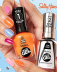 Sally Hansen Miracle Gel™, One Gel of a Party Gel-ebrate, Long Lasting, Gel-Like Formula, No UV Lamp Needed, Orange Nail Polish