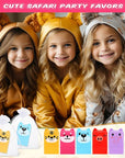 30 Sets Wild Animal Birthday Lip Classroom