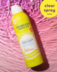 Seaweed Bath Co. Clear Guard SPF 40 Sport Broad Spectrum Sunscreen Spray, 6 Ounce, Sustainably Harvested Seaweed, Aloe, Avocado Oil