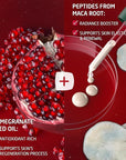Weleda Face Care Plumping Serum, Plant Rich Serum with Peptides from Pomegranate and Maca Root