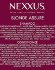 Nexxus Blonde Assure Purple Shampoo & Conditioner Color Assure 2 Pack Blonde, Bleached & Silver Hair Color Shampoo & Conditioner with Keratin Protein & Violet Pigment 8.5 fl oz