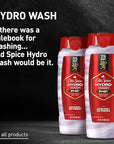 Old Spice Moisturizing Body Wash for Men, Hydro Wash, 2-in-1 Long Lasting Scent & Deep Hydration, 24/7 Shower Fresh, Swagger Scent, 21 oz (Pack of 2)