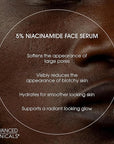 Advanced Clinicals Brightening Vitamin C Cream + 5% Niacinamide Serum W/Hyaluronic Acid 2pc Set | Vitamin C Body Lotion Moisturizer & Dark Spot Remover Face Serum | Skin Care Products, 2pc Bundle