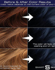 Blue Black Hair Dye Permanent with Anti-Breakage Plex Hair Care, Vegan Hair Dye & Cruelty-Free, 100% Grey Coverage, Midnight Blue, For All Hair Types. Smart Beauty