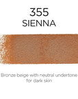 L'Oreal Paris Makeup Infallible Fresh Wear Foundation in a Powder, Up to 24H Wear, Waterproof, Sienna, 0.31 oz.
