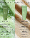 Farmacy Gentle Creamy Face Cleanser - Hydrating Facial Cleanser to Nourish + Help Remove Makeup + Impurities - Enriched with Aloe + Moringa Oil to Soothe, Purify + Refresh Skin (5 fl oz)