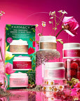 Farmacy Cleansing Balm Skin Care Set - Tea Harvest Travel Size Makeup Remover - Limited Edition Skincare Set Includes Warm Vanilla Chai, Wild Raspberry Tea + Chamomile Rose Latte (3 Count)