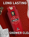 Old Spice Refreshing Body Wash for Men, 3X Defense, 24/7 Shower Fresh with Long Lasting Scent, Red Collection, Swagger with Cedarwood Scent, 16 oz (Pack of 4)