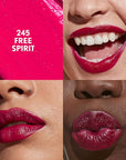 COVERGIRL Clean Lip Color, Free Spirit, Satin Finish, Squalane, Avocado & Aloe, Carmine-Free, Non-Drying, 0.12oz