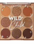 ColourPop Wild Child Eyeshadow Palette - Rich Chocolate Brown Eye Makeup Palette with Matte, Metallic, Matte Sparkle & Glitter Finishes - High-Pigment Eye Makeup with a Long-Wearing Formula (0.3 oz)