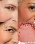 LAURA GELLER NEW YORK Baked Blush-n-Brighten Marbleized Blush for Cheeks - Tropical Peach - Natural Finish - Buildable Color