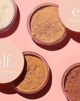 e.l.f., Halo Glow Setting Powder, Silky, Weightless, Blurring, Semi-Matte Finish, 0.24 Oz